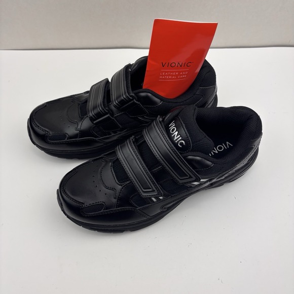 Vionic Tabi Walking Shoes‎ Women's 9.5M Black Leather A234 - Picture 2 of 16